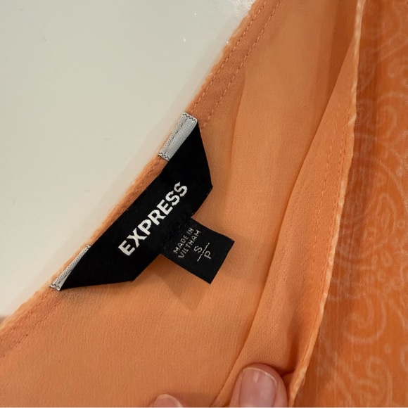 Vitamin C Orange Paisley Peplum | Romantic Maximalist Cami - Picture 3 of 7